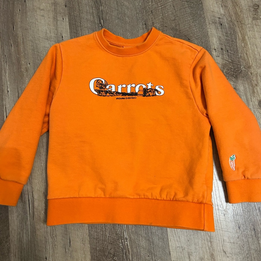 Kids Orange Sweatshirt